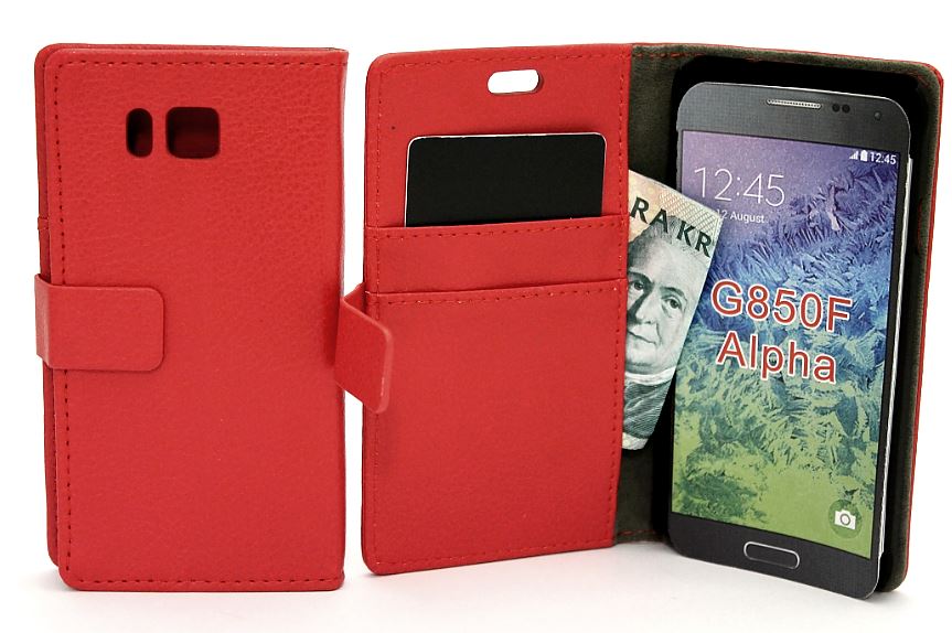 billigamobilskydd.seStandcase wallet Samsung Galaxy Alpha (G850F)