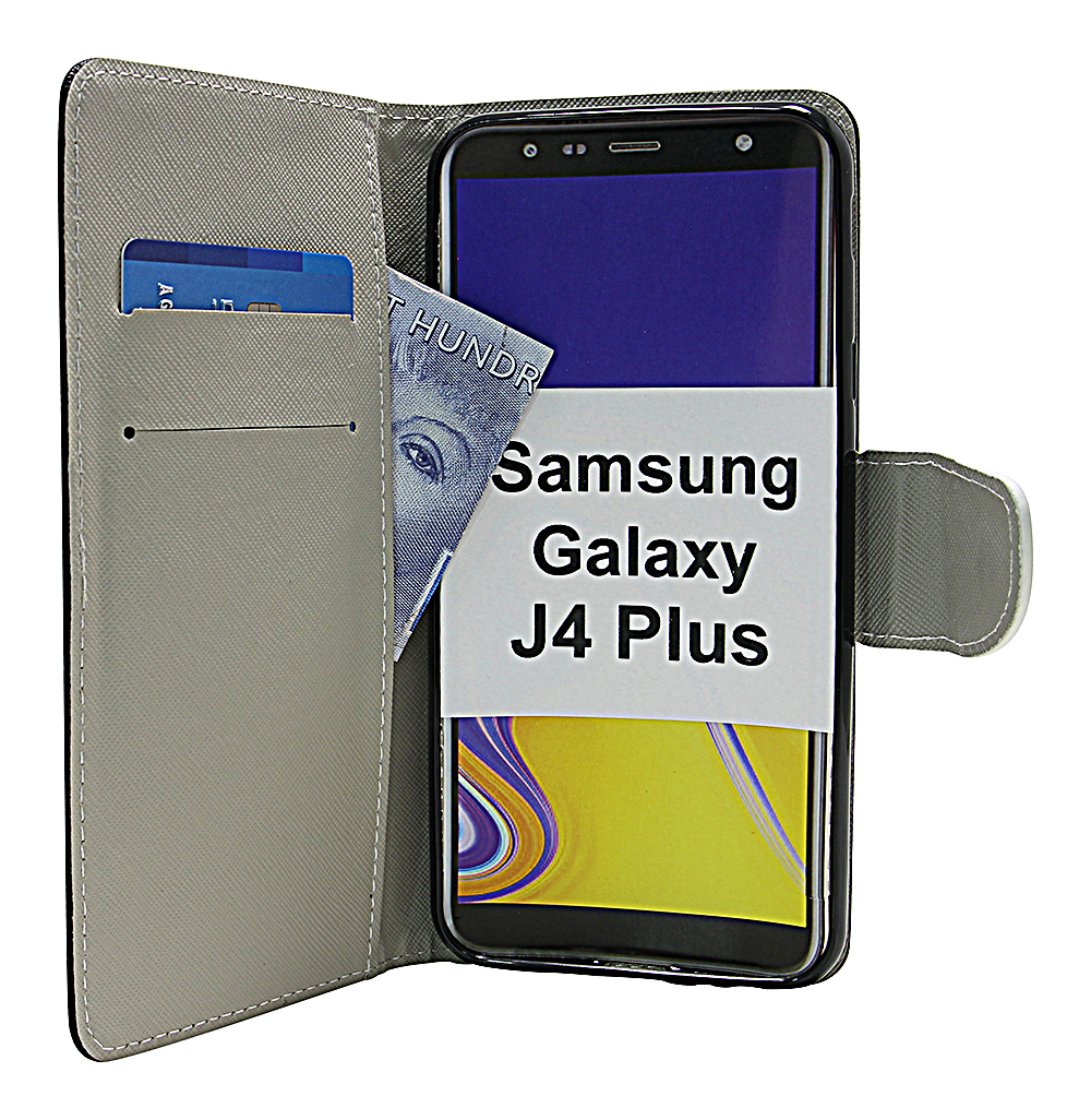 billigamobilskydd.seDesignwallet Samsung Galaxy J4 Plus (J415FN/DS)