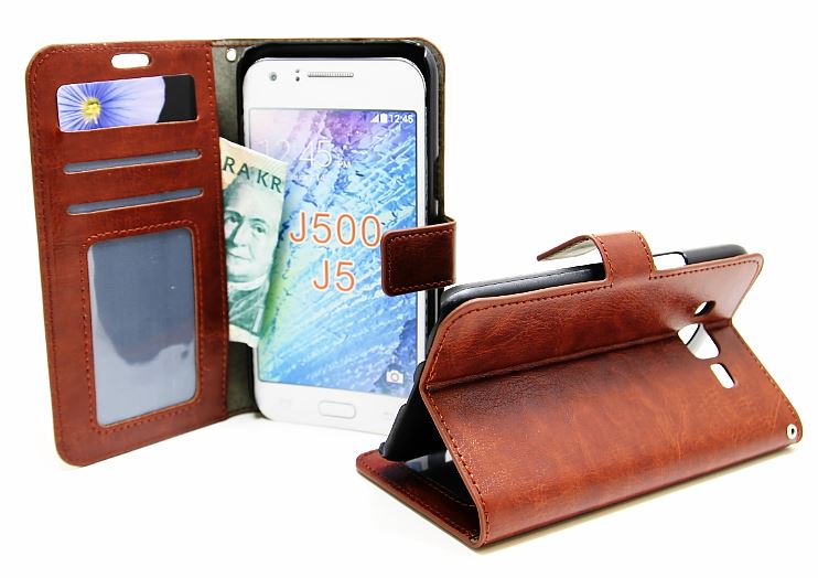billigamobilskydd.seCrazy Horse wallet Samsung Galaxy J5 (SM-J500F)