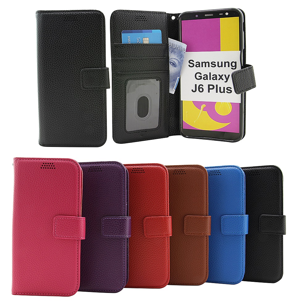 billigamobilskydd.seNew Standcase Wallet Samsung Galaxy J6 Plus (J610FN/DS)
