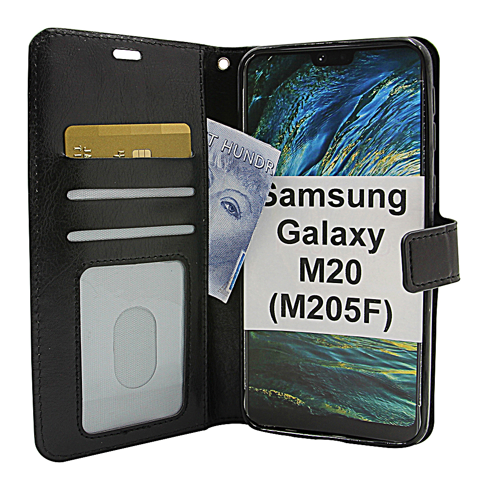 billigamobilskydd.seCrazy Horse Wallet Samsung Galaxy M20 (M205F)