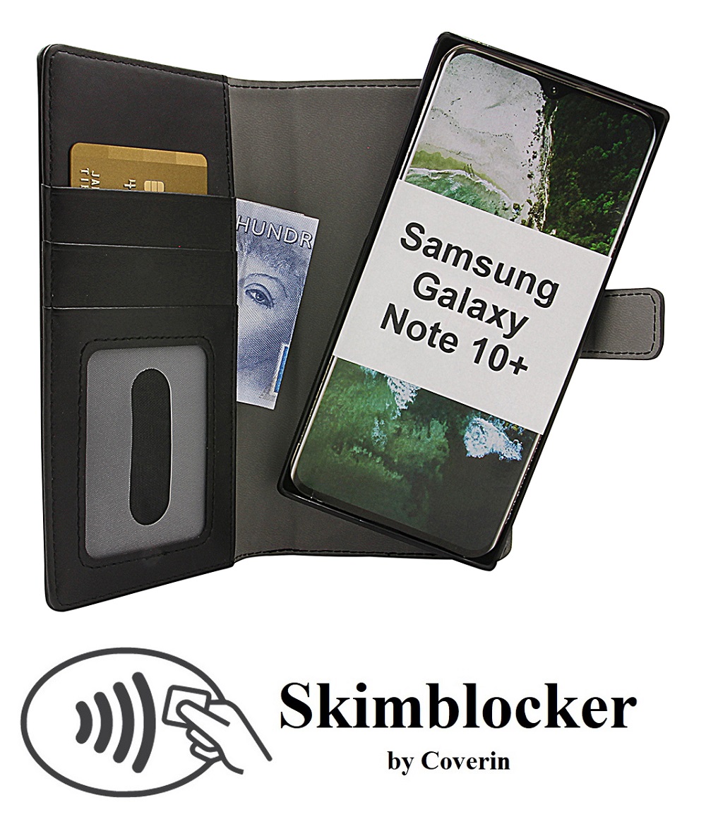 CoverInSkimblocker Magnet Fodral Samsung Galaxy Note 10 Plus (N975F/DS)