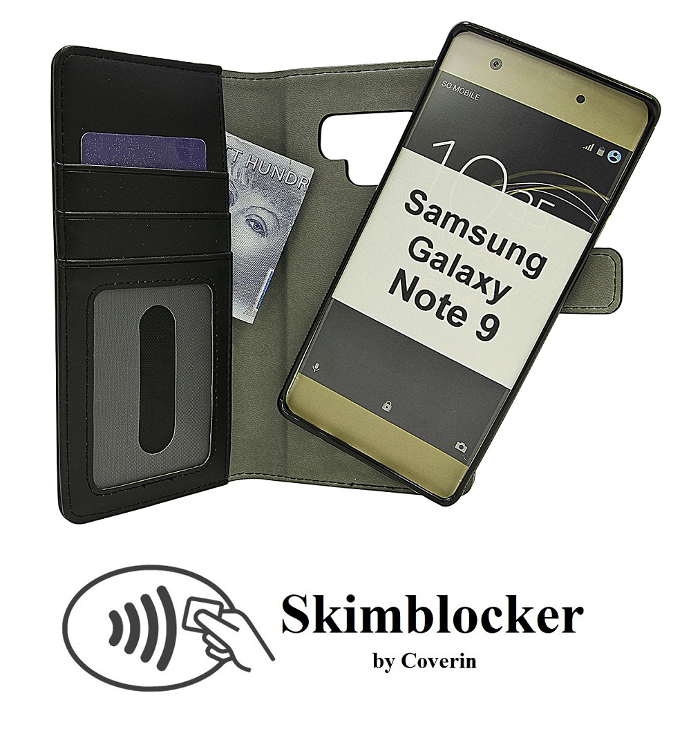 CoverInSkimblocker Magnet Fodral Samsung Galaxy Note 9 (N960F/DS)