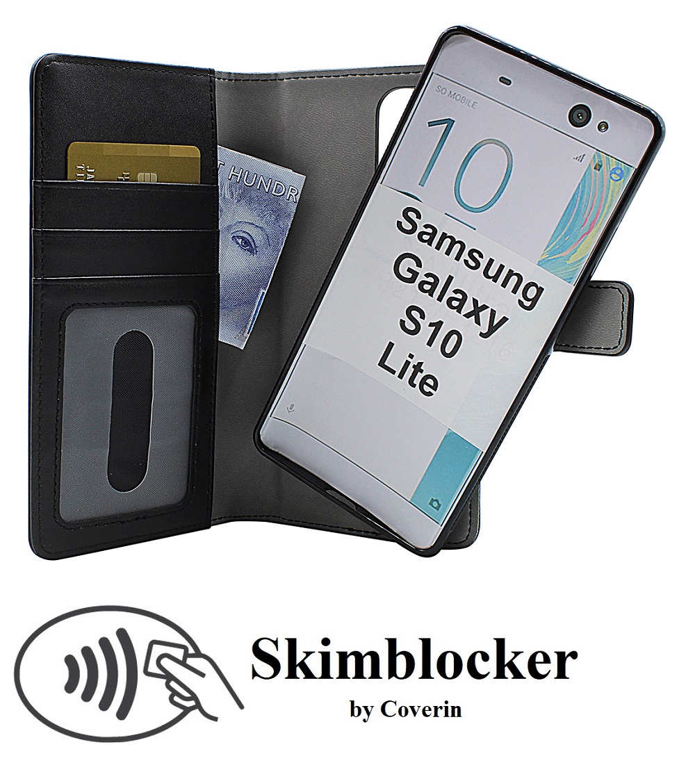 CoverInSkimblocker Magnet Fodral Samsung Galaxy S10 Lite (G770F)
