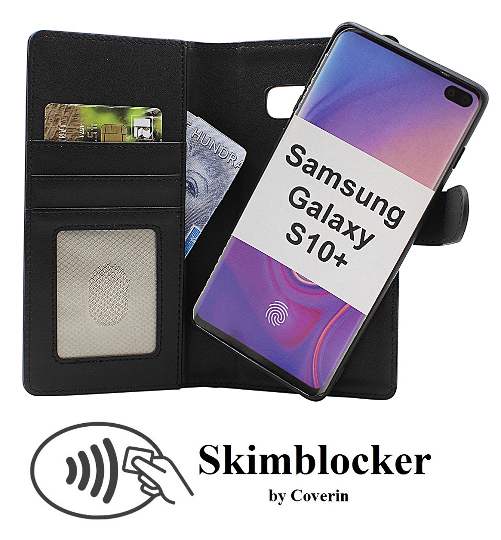 Product Image for Skimblocker Samsung Galaxy S10 Plus Magnet Plånboksfodral