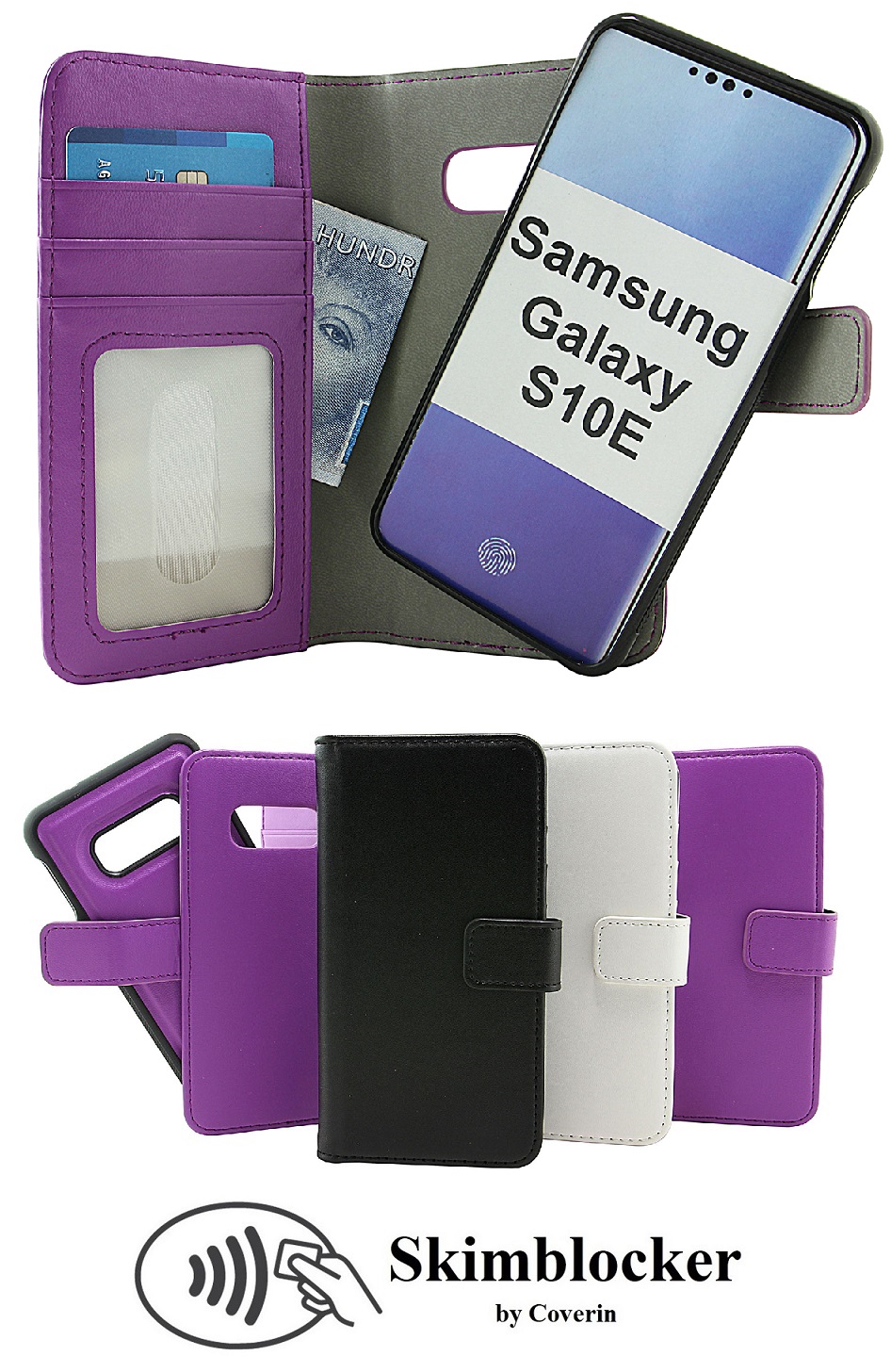 CoverInSkimblocker Magnet Fodral Samsung Galaxy S10e (G970F)
