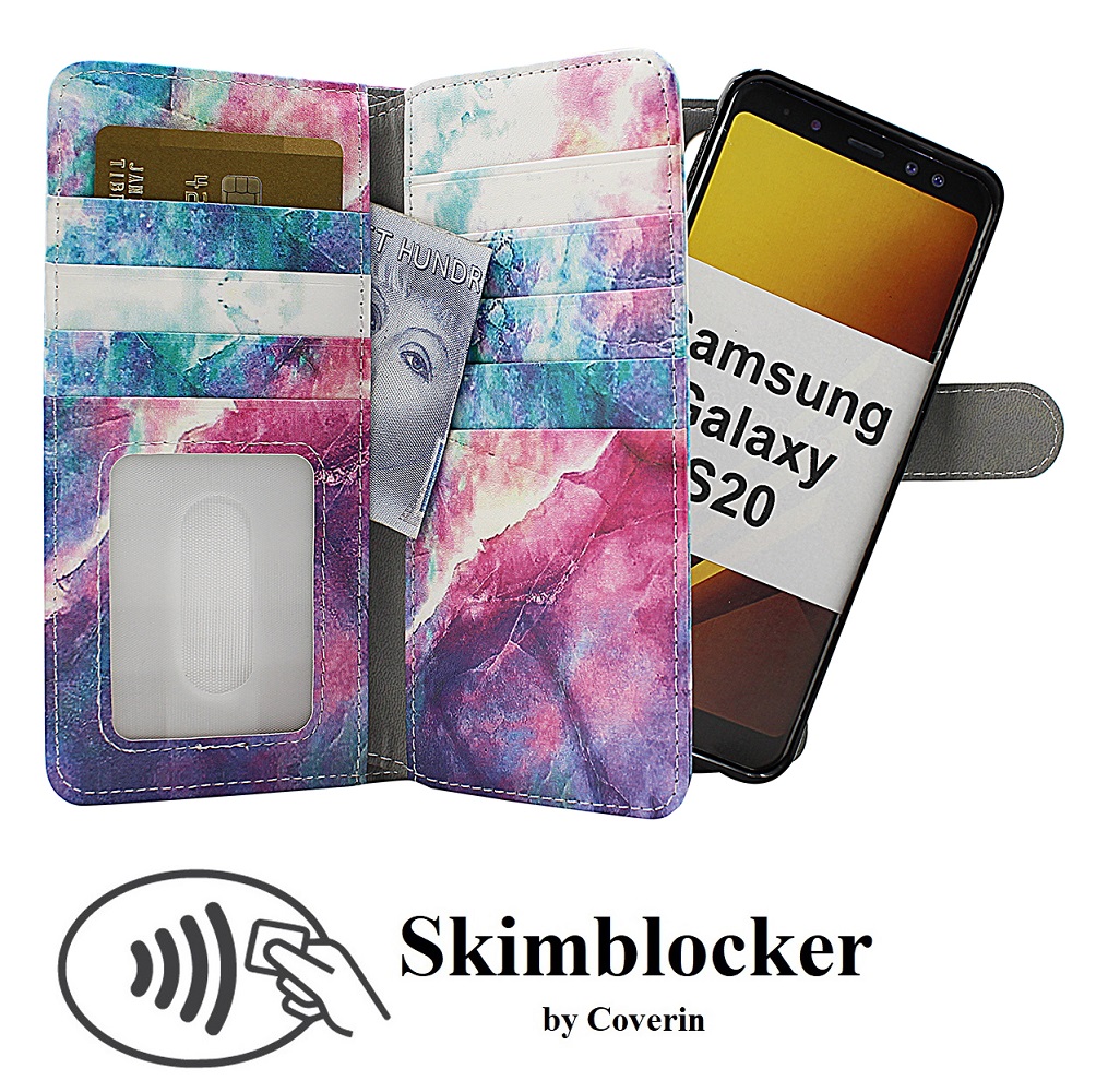CoverInSkimblocker XL Magnet Designwallet Samsung Galaxy S20 (G980F)