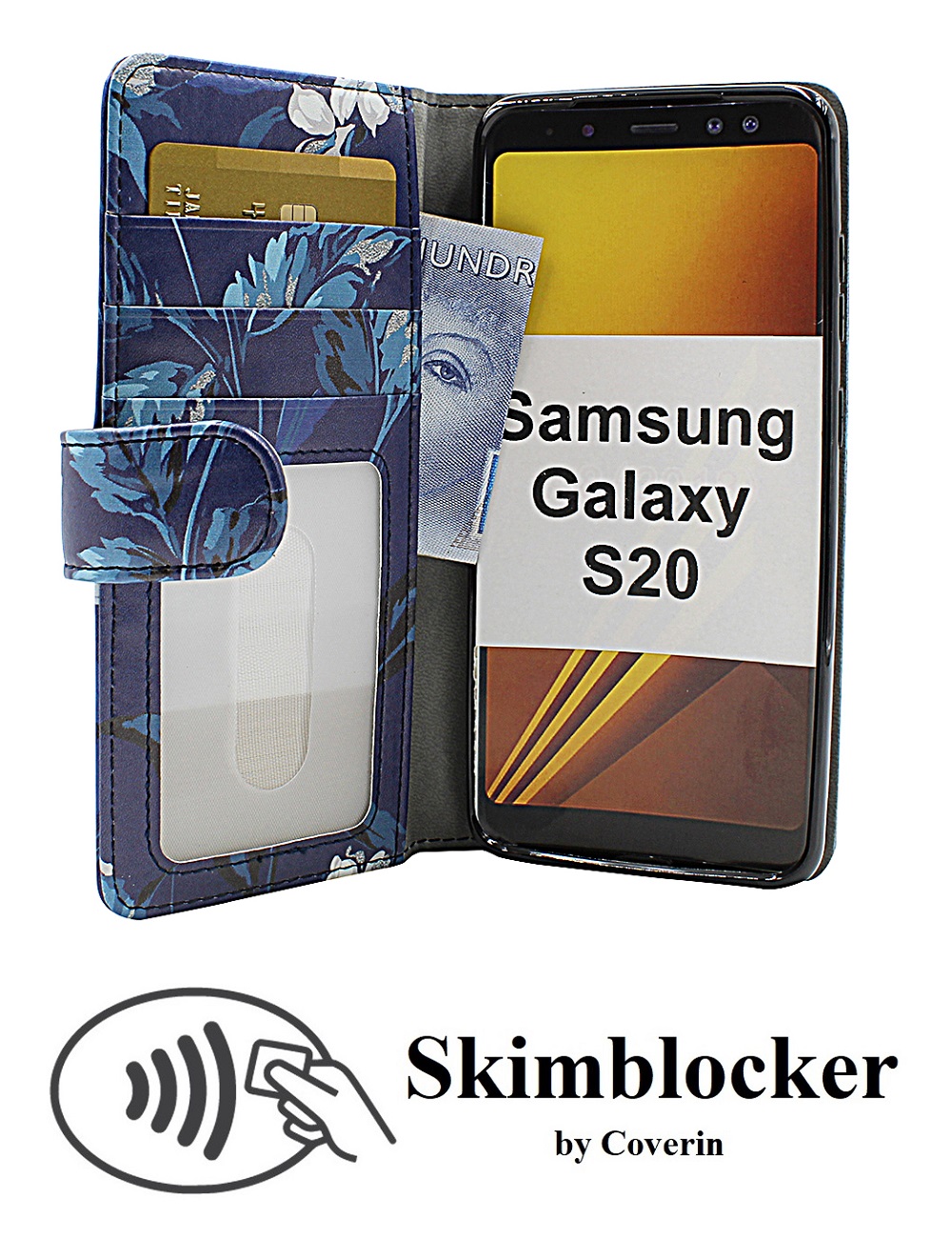CoverInSkimblocker Designwallet Samsung Galaxy S20 (G980F)