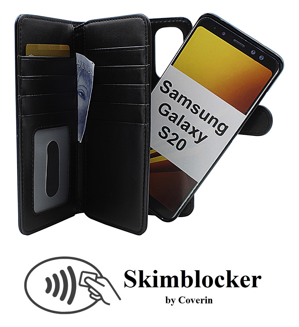 CoverInSkimblocker XL Magnet Fodral Samsung Galaxy S20 (G980F)