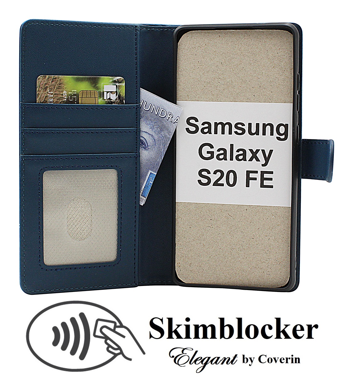 Skimblocker Samsung Galaxy S20 FE / S20 FE 5G Plånboksfodral