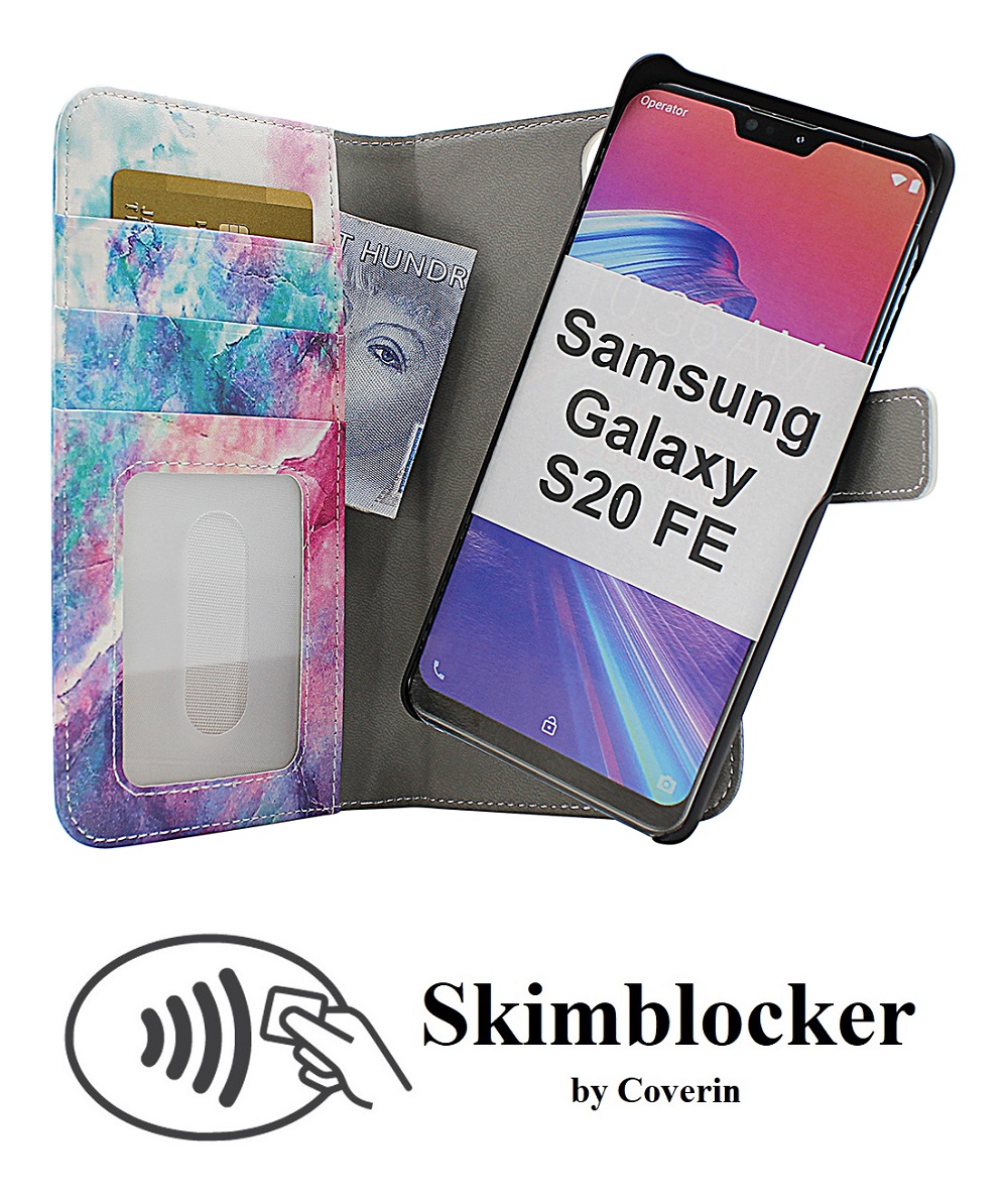 CoverInSkimblocker Magnet Designwallet Samsung Galaxy S20 FE / S20 FE 5G