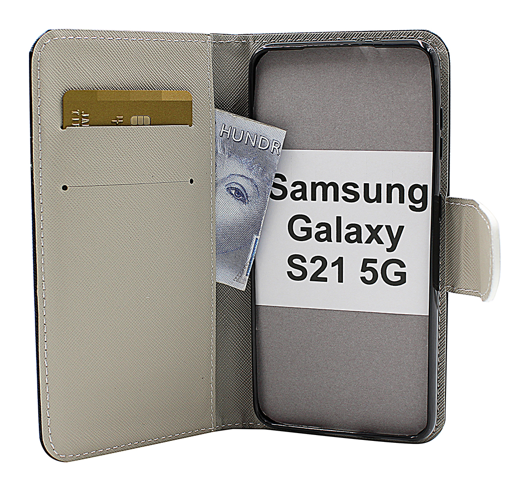 billigamobilskydd.seDesignwallet Samsung Galaxy S21 5G (G991B)