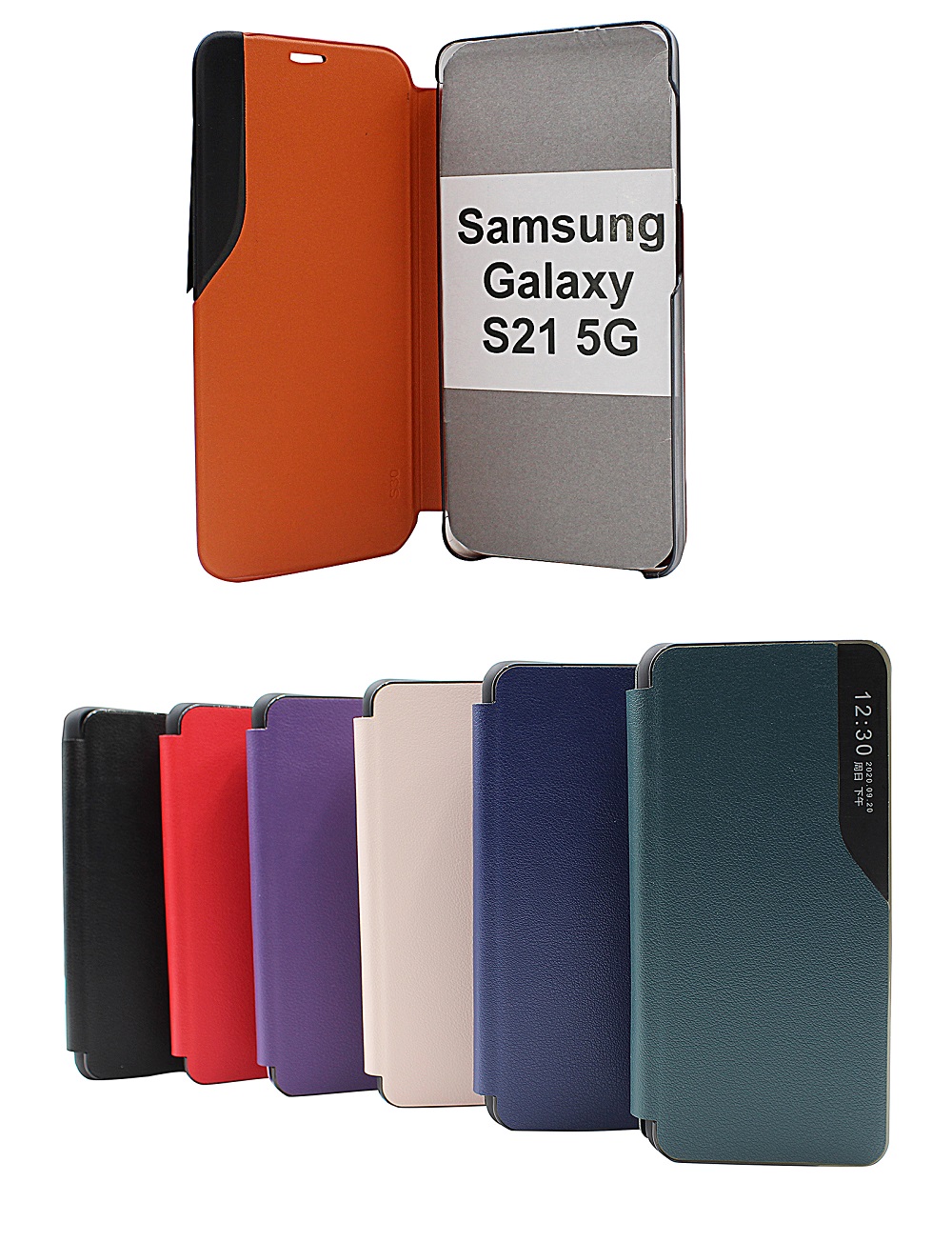 billigamobilskydd.seSmart Flip Cover Samsung Galaxy S21 5G (SM-G991B)