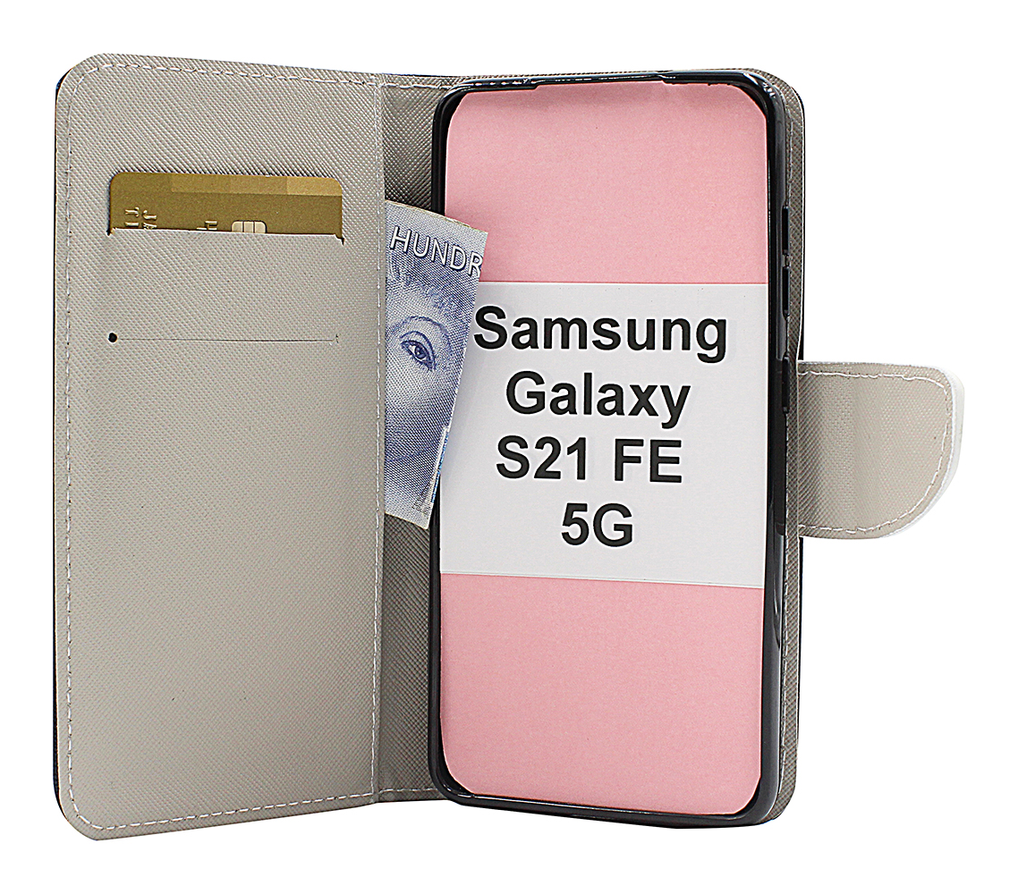 billigamobilskydd.seDesignwallet Samsung Galaxy S21 FE 5G (SM-G990B)