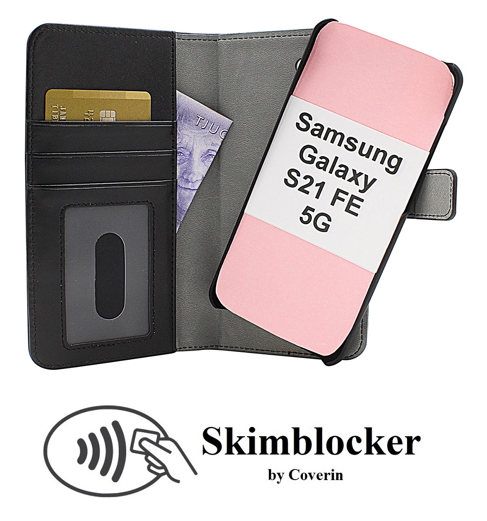 CoverInSkimblocker Magnet Fodral Samsung Galaxy S21 FE 5G