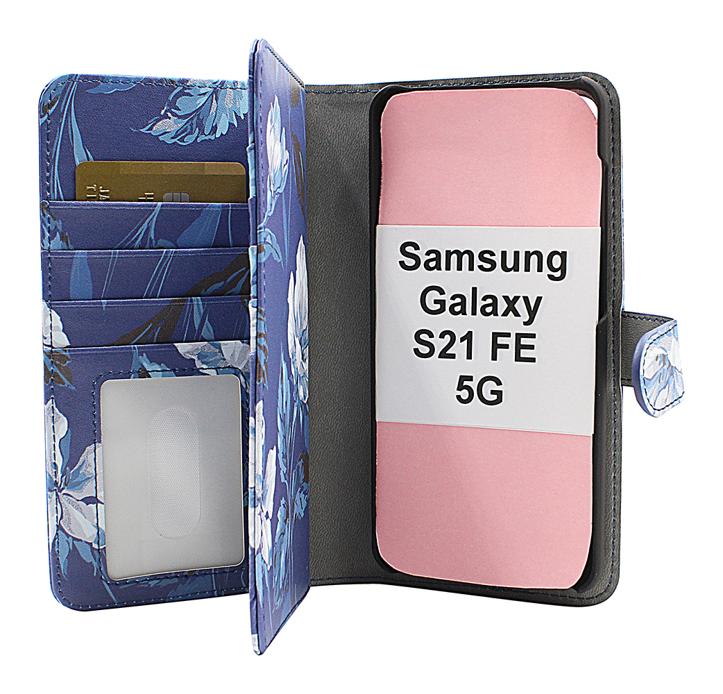 CoverInSkimblocker XL Magnet Designwallet Samsung Galaxy S21 FE 5G