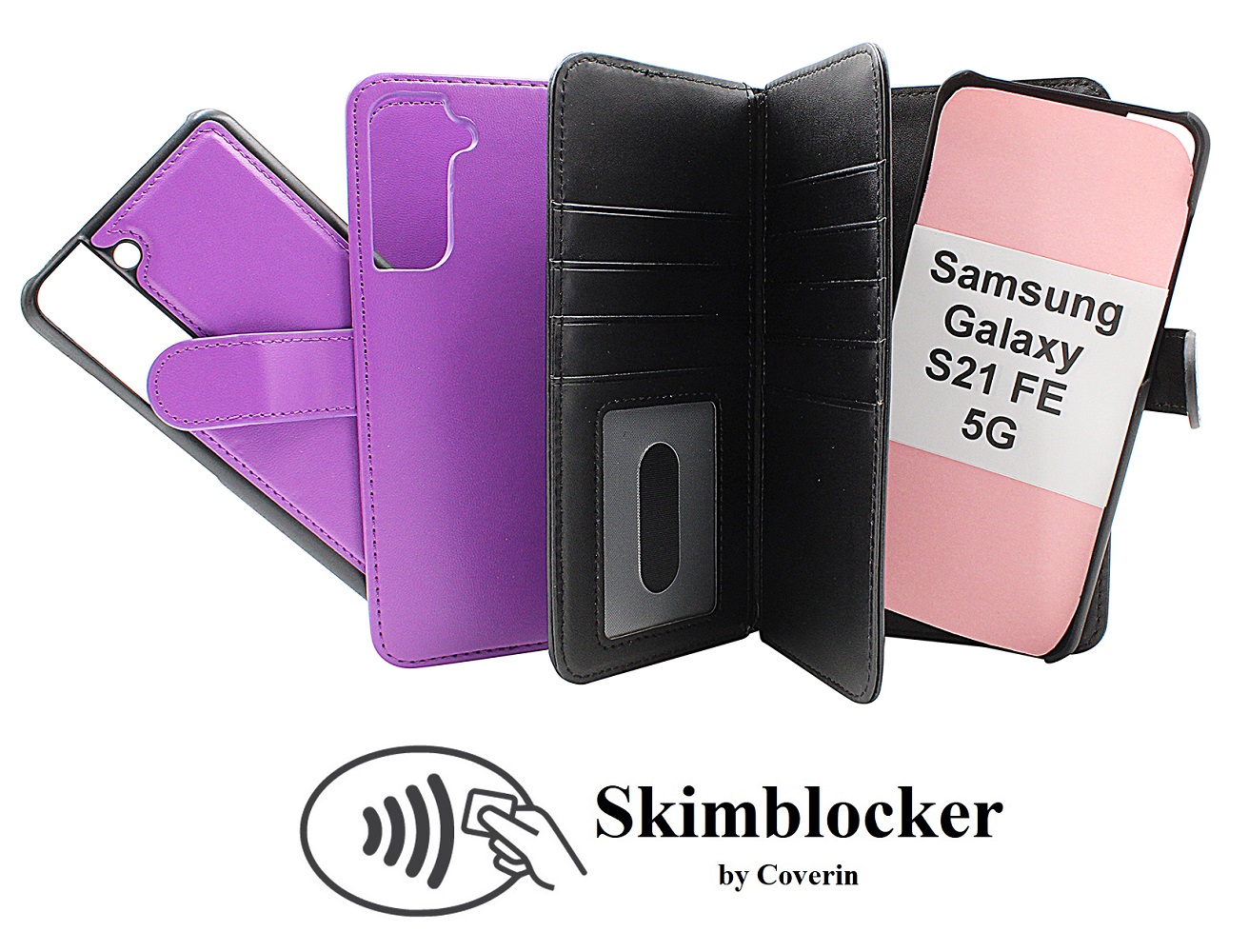 Skimblocker XL Magnet Fodral Samsung Galaxy S21 FE 5G