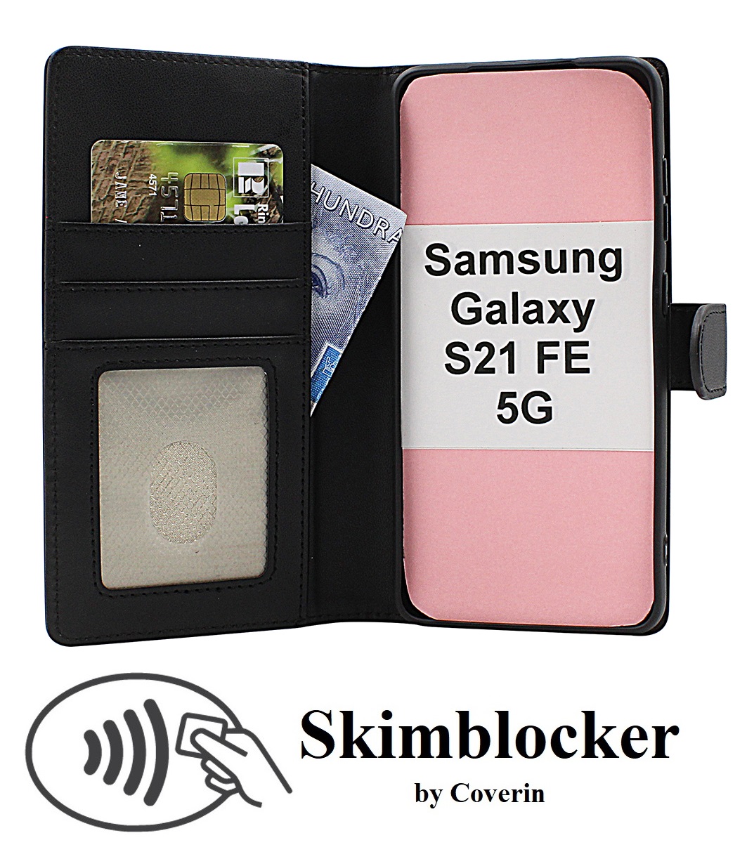 Product Image for Skimblocker Samsung Galaxy S21 FE 5G Plånboksfodral