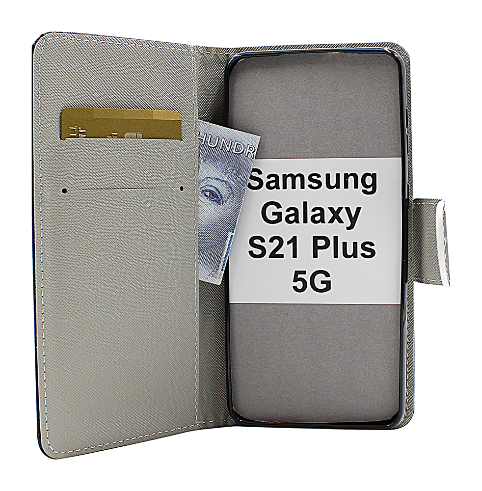 billigamobilskydd.seDesignwallet Samsung Galaxy S21 Plus 5G (G996B)