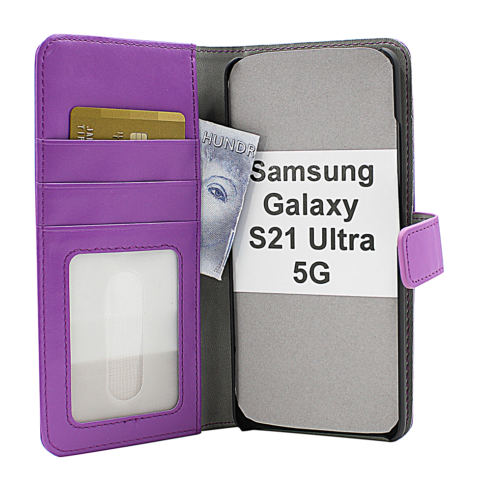 CoverInSkimblocker Magnet Fodral Samsung Galaxy S21 Ultra 5G (G998B)