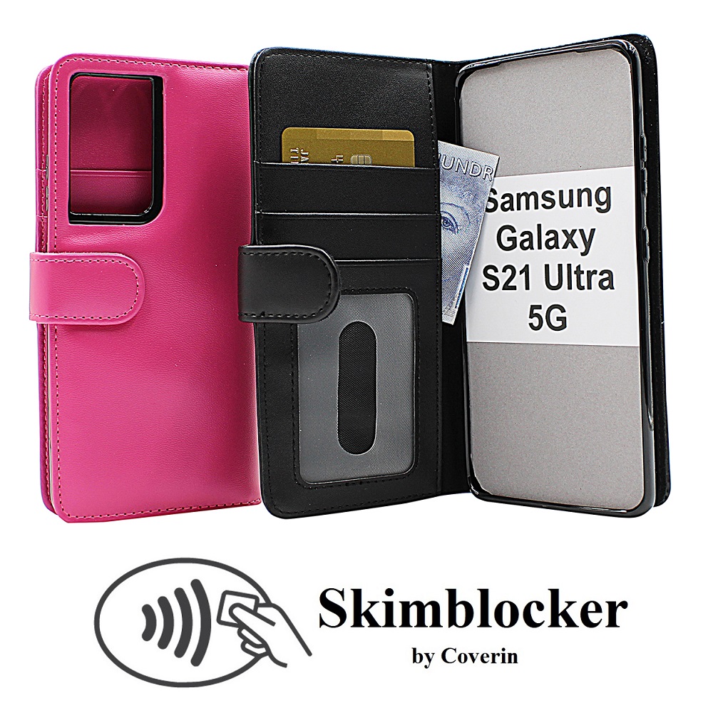 CoverInSkimblocker Plnboksfodral Samsung Galaxy S21 Ultra 5G (G998B)