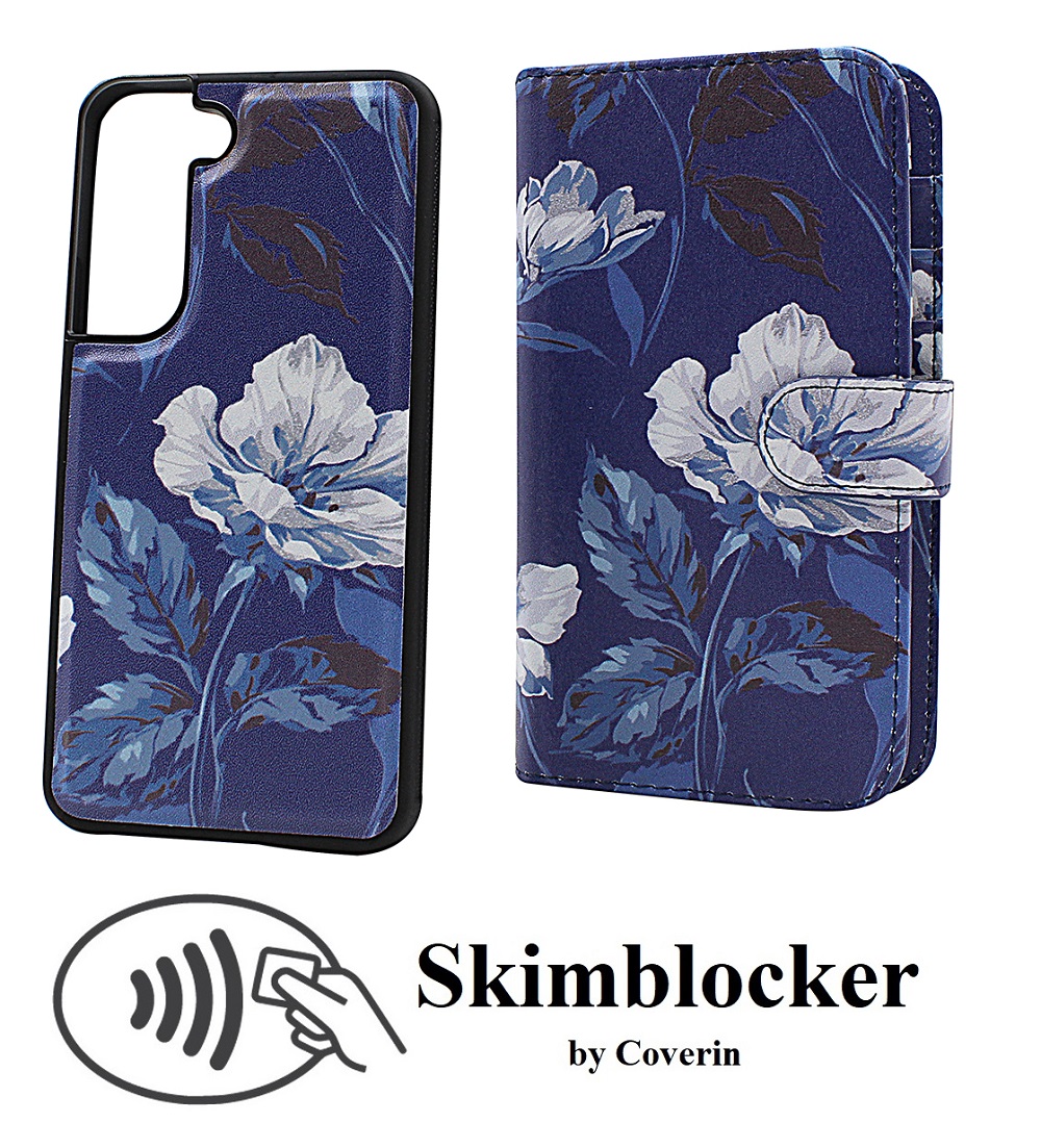 CoverInSkimblocker XL Magnet Designwallet Samsung Galaxy S22 5G (SM-S901B/DS)