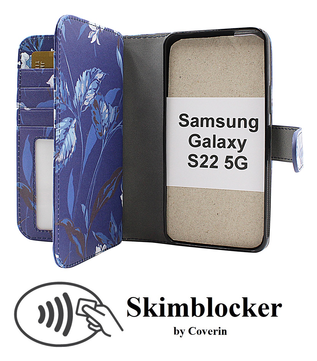 CoverInSkimblocker XL Magnet Designwallet Samsung Galaxy S22 5G (SM-S901B/DS)