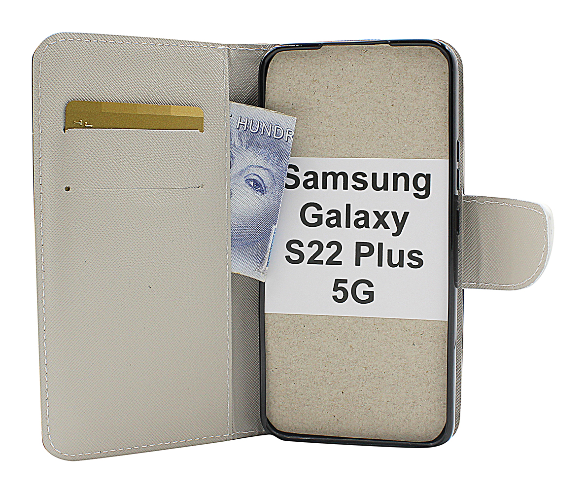 billigamobilskydd.seDesignwallet Samsung Galaxy S22 Plus 5G