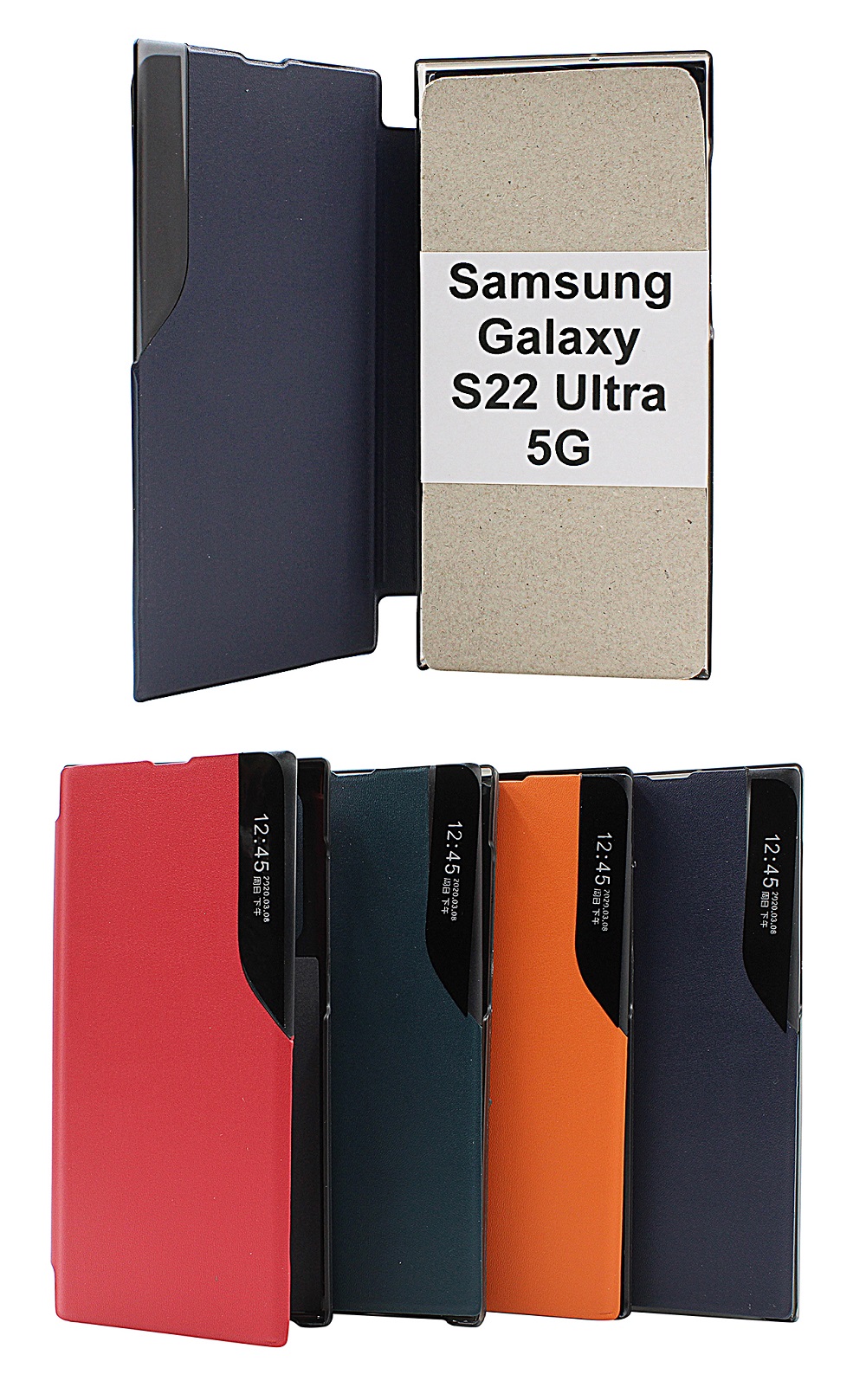 billigamobilskydd.seSmart Flip Cover Samsung Galaxy S22 Ultra 5G (S908B/DS)