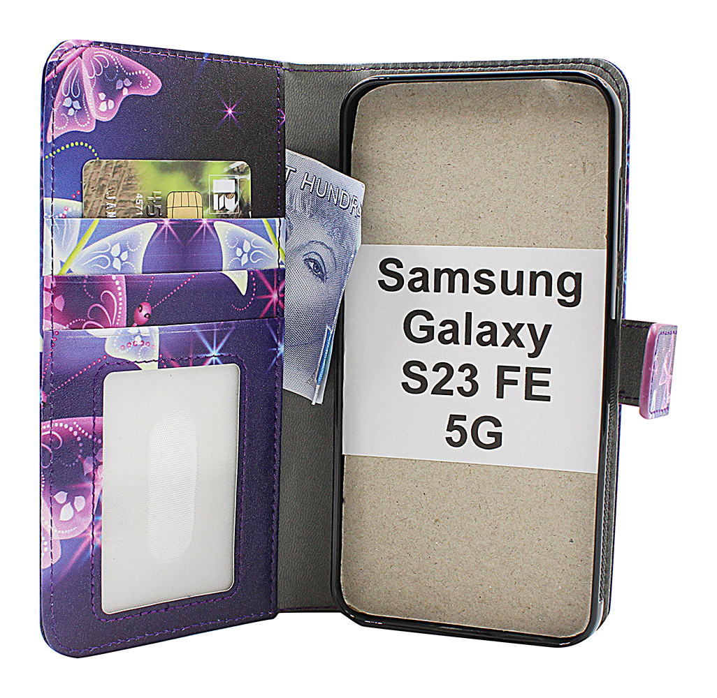 CoverInSkimblocker Magnet Designwallet Samsung Galaxy S23 FE 5G