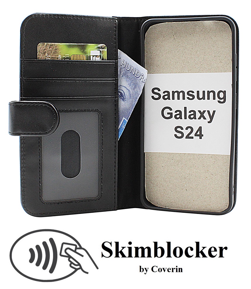 CoverInSkimblocker Plnboksfodral Samsung Galaxy S24 5G (SM-S921B/DS)