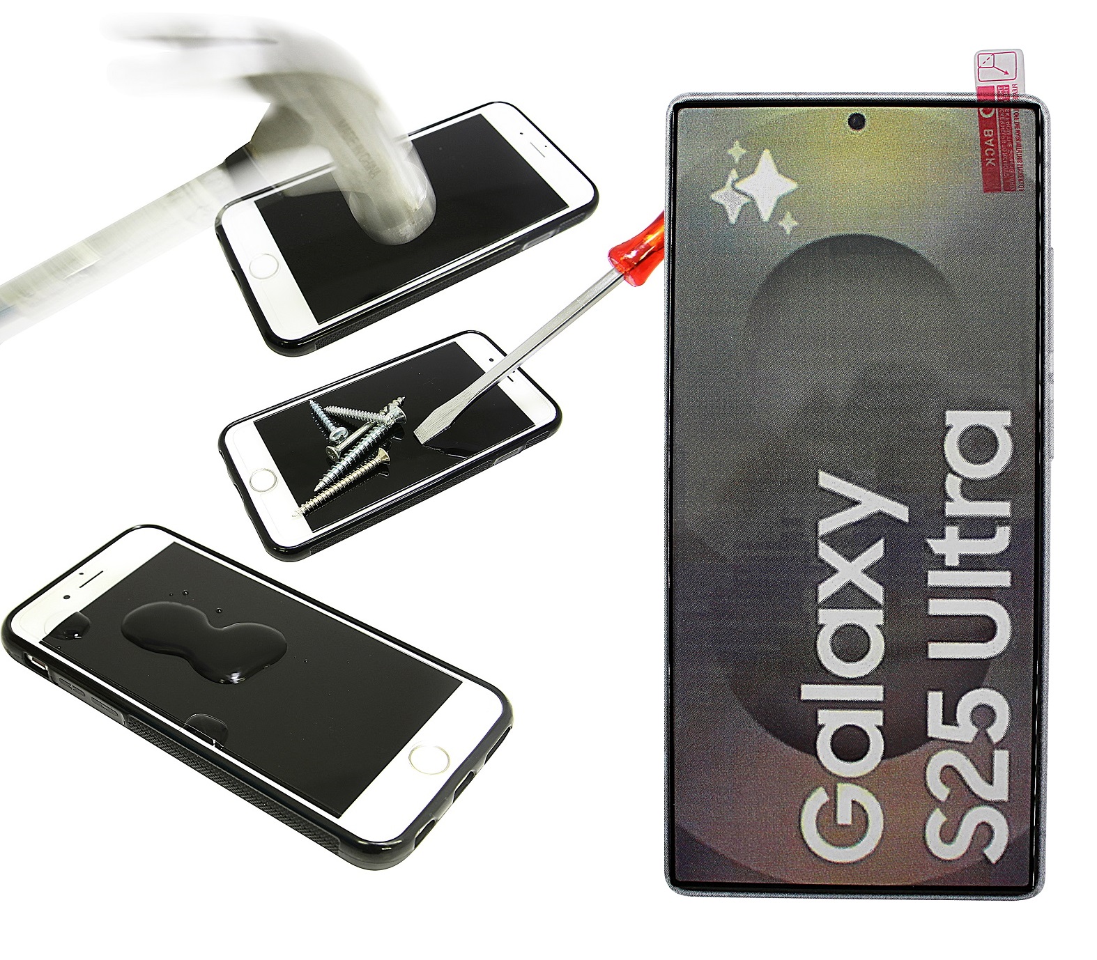 Full Frame Glas skydd Samsung Galaxy S25 Ultra