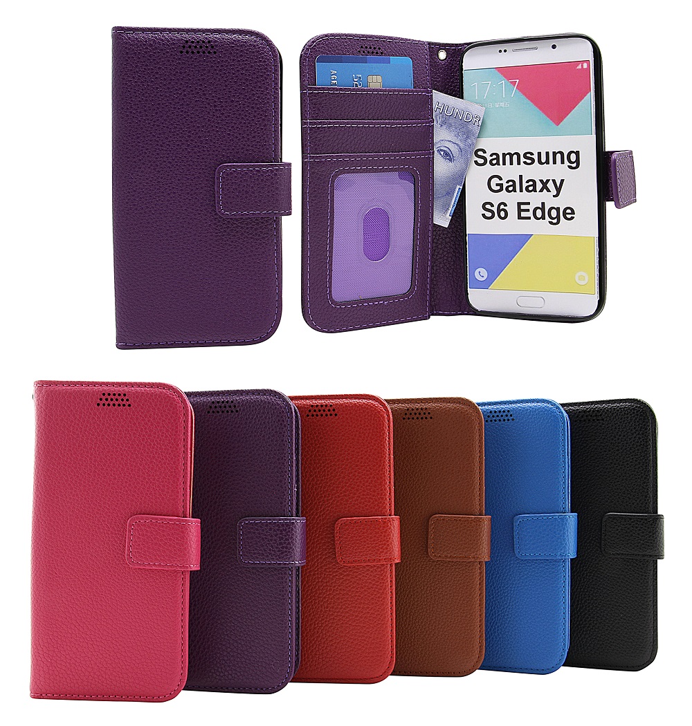 billigamobilskydd.seNew Standcase Wallet Samsung Galaxy S6 Edge (G925F)