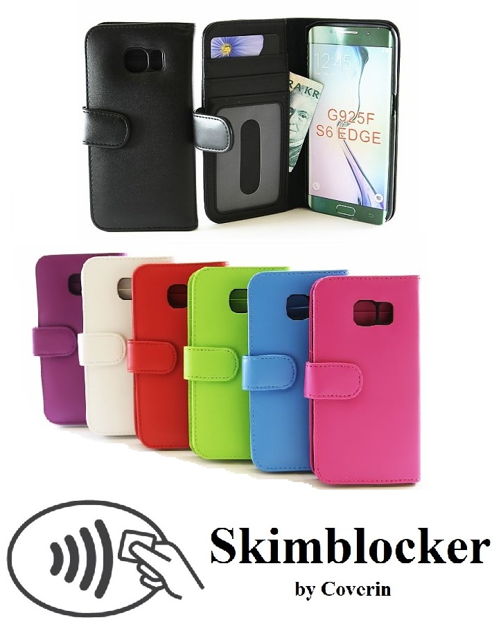 CoverInSkimblocker Plnboksfodral Samsung Galaxy S6 Edge (G925F)