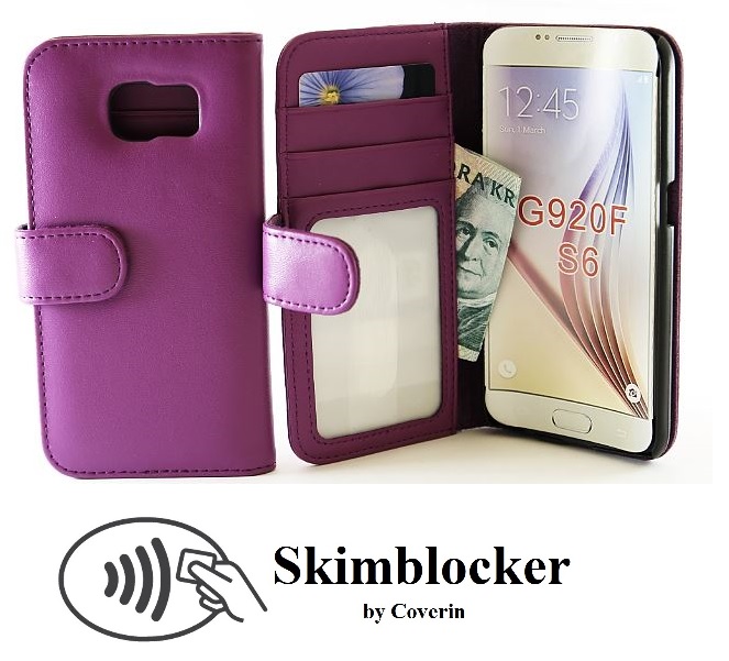 CoverInSkimblocker Plnboksfodral Samsung Galaxy S6 (SM-G920F)