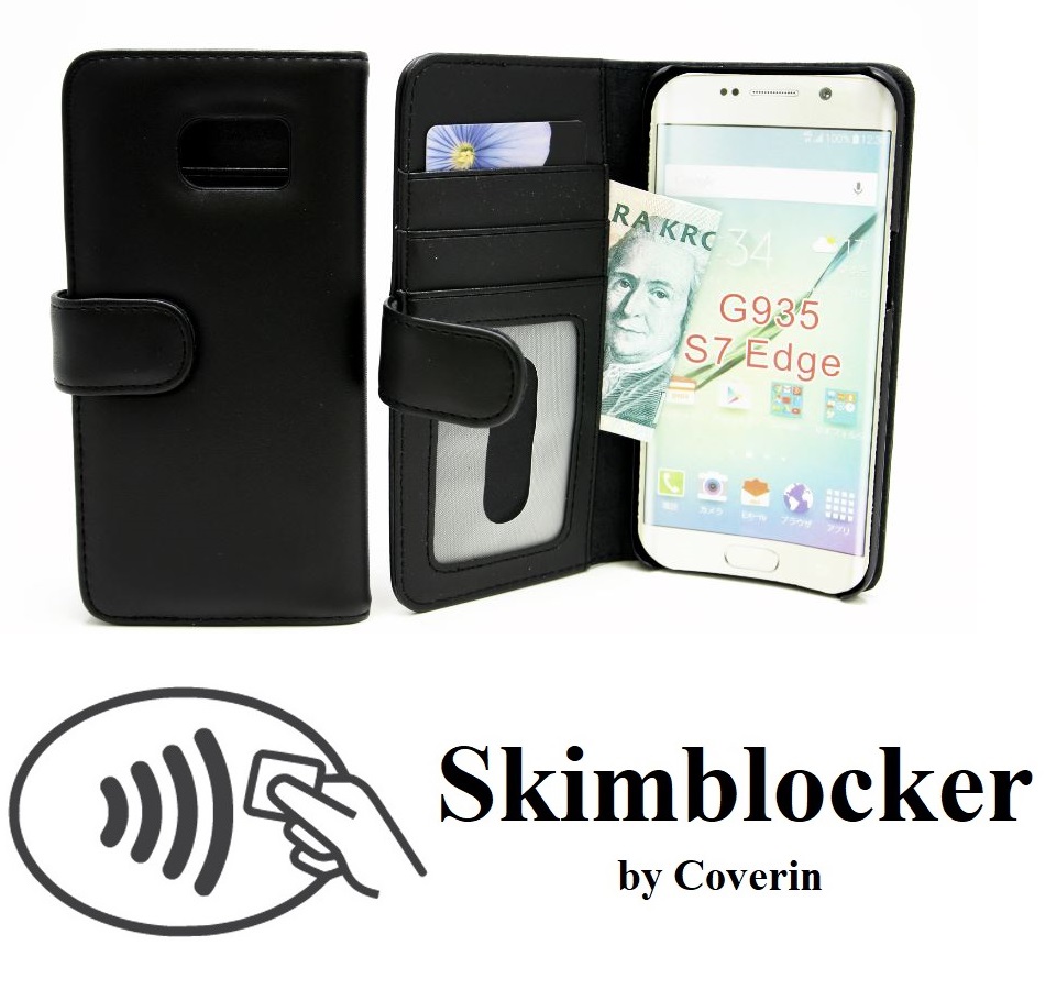 CoverInSkimblocker Plnboksfodral Samsung Galaxy S7 Edge (G935F)