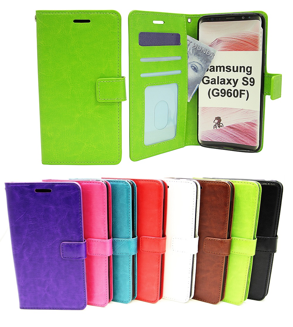 billigamobilskydd.seCrazy Horse Wallet Samsung Galaxy S9 (G960F)