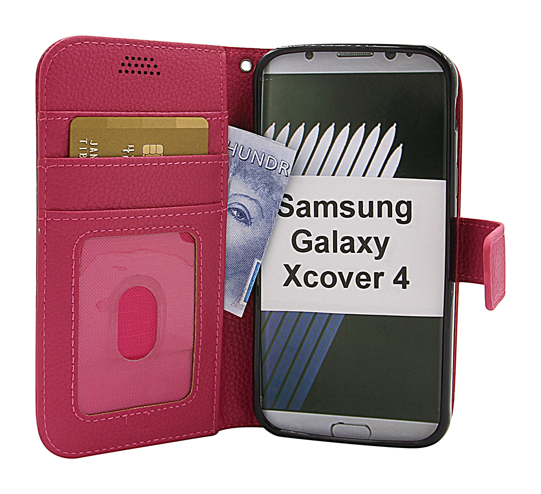 billigamobilskydd.seNew Standcase Wallet Samsung Galaxy Xcover 4 (G390F)