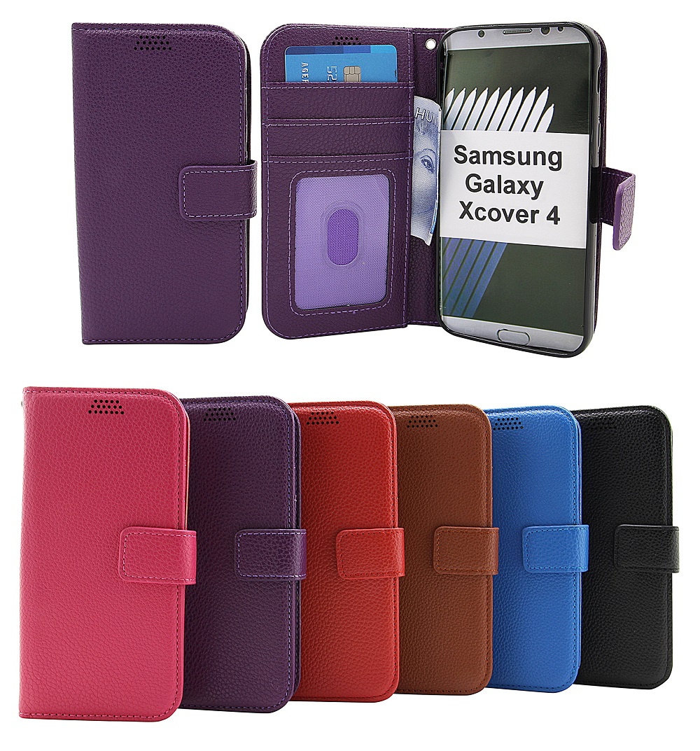 billigamobilskydd.seNew Standcase Wallet Samsung Galaxy Xcover 4 (G390F)
