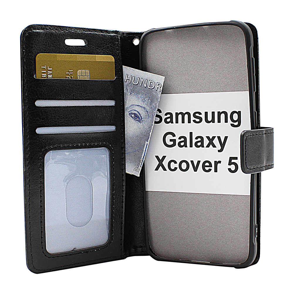 billigamobilskydd.seCrazy Horse Wallet Samsung Galaxy Xcover 5 (SM-G525F)
