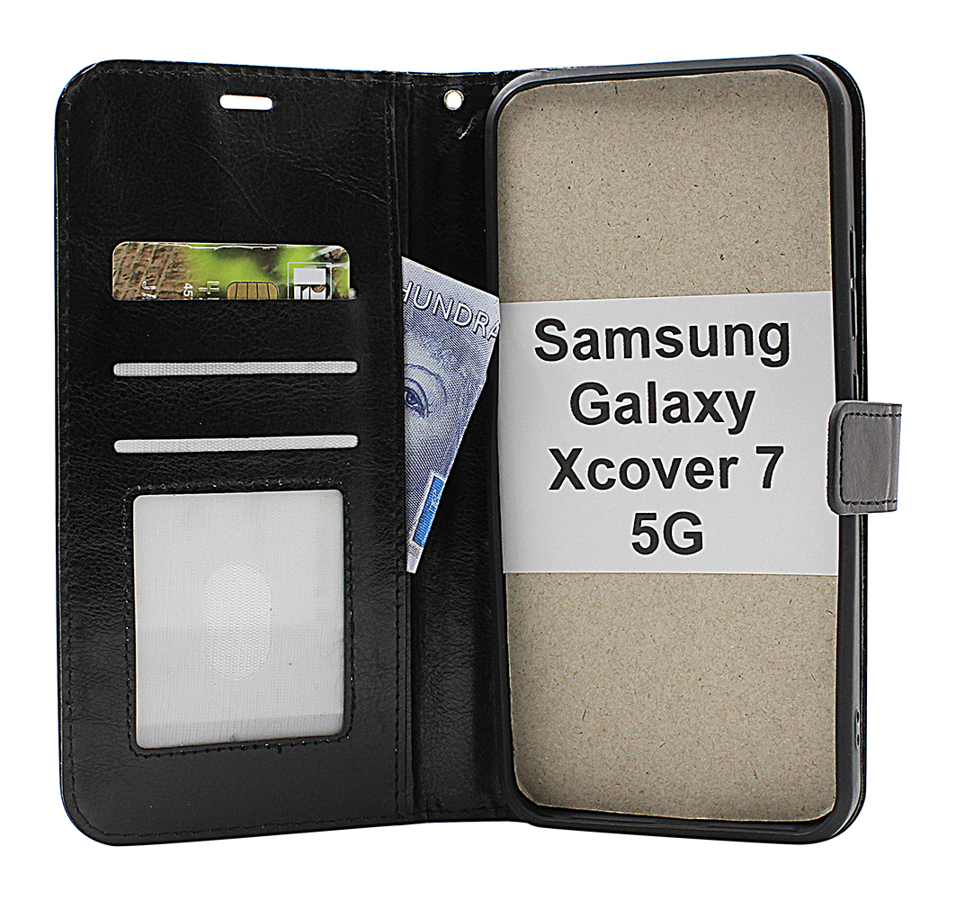 billigamobilskydd.seCrazy Horse Wallet Samsung Galaxy Xcover7 5G (SM-G556B)