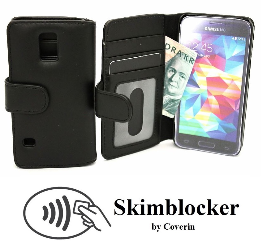 CoverInSkimblocker Plnboksfodral Samsung Galaxy S5 Mini (G800F)