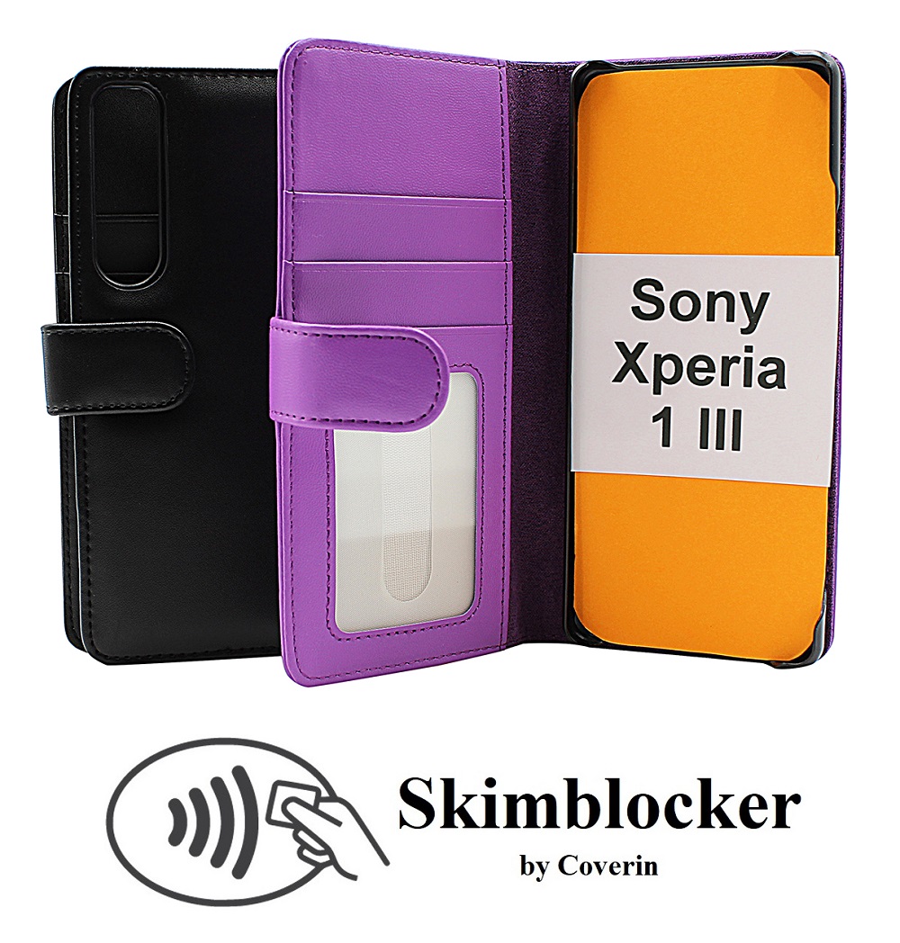 CoverInSkimblocker Plnboksfodral Sony Xperia 1 III (XQ-BC52)