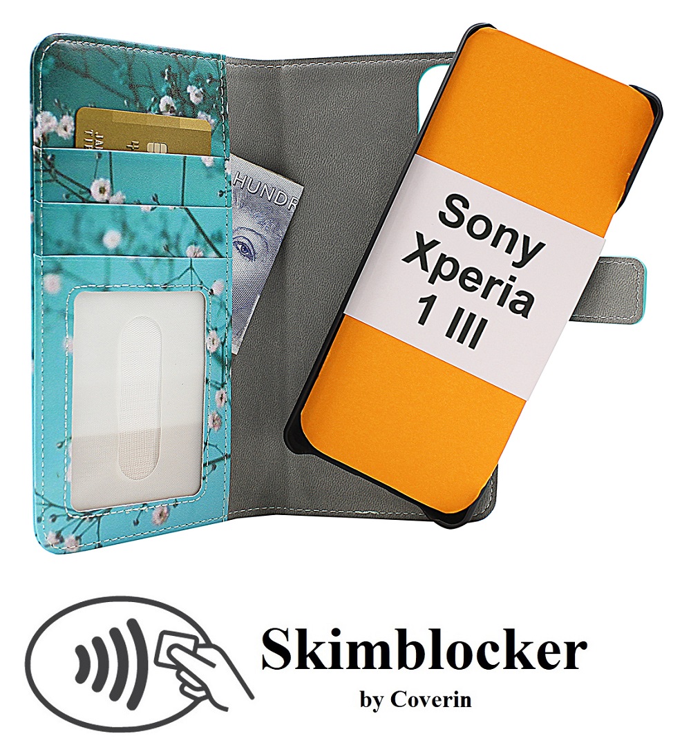 CoverInSkimblocker Magnet Designwallet Sony Xperia 1 III (XQ-BC52)