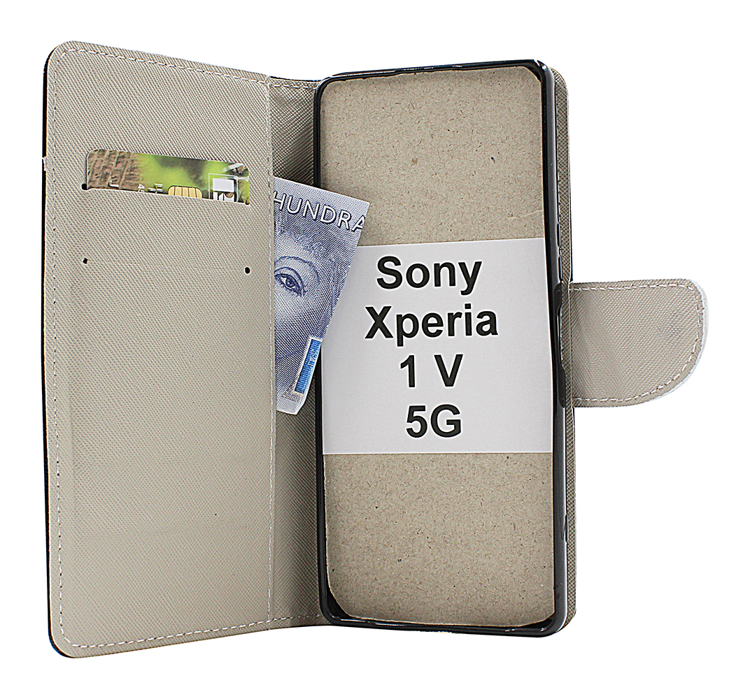 billigamobilskydd.seDesignwallet Sony Xperia 1 V 5G (XQ-DQ72)