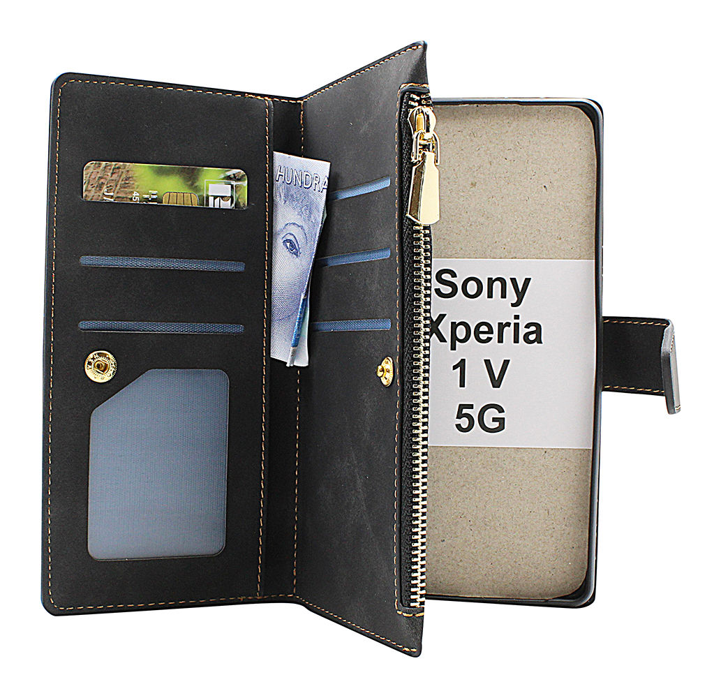 billigamobilskydd.seXL Standcase Lyxfodral Sony Xperia 1 V 5G (XQ-DQ72)