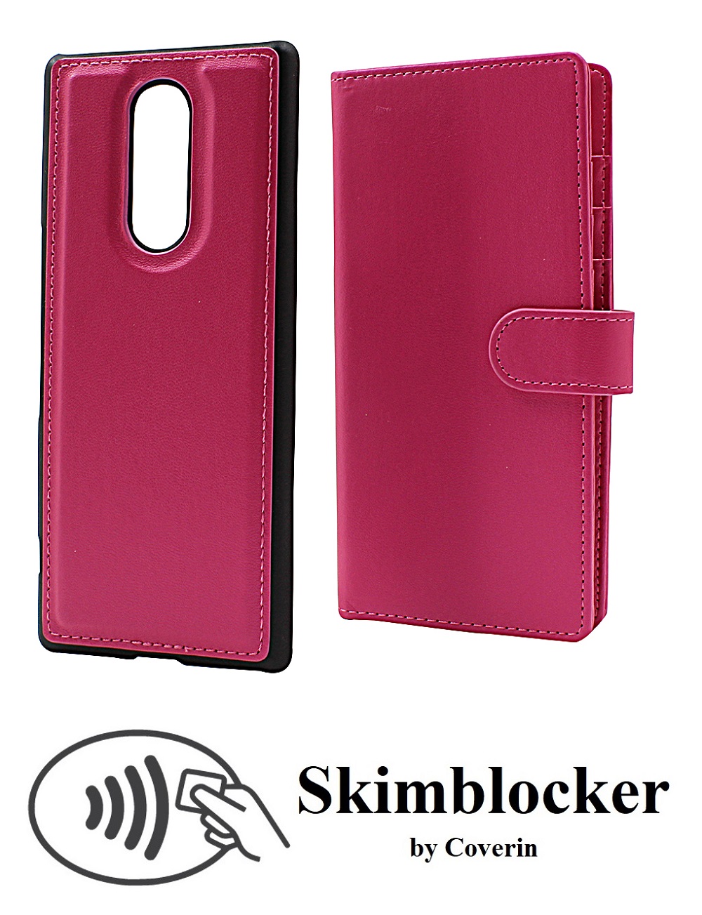 CoverInSkimblocker XL Magnet Fodral Sony Xperia 1 (J9110)
