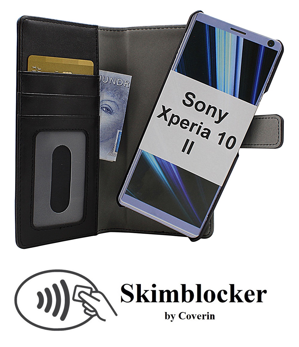 Skimblocker Magnet Fodral Sony Xperia 10 II (XQ-AU51 / XQ-AU52)