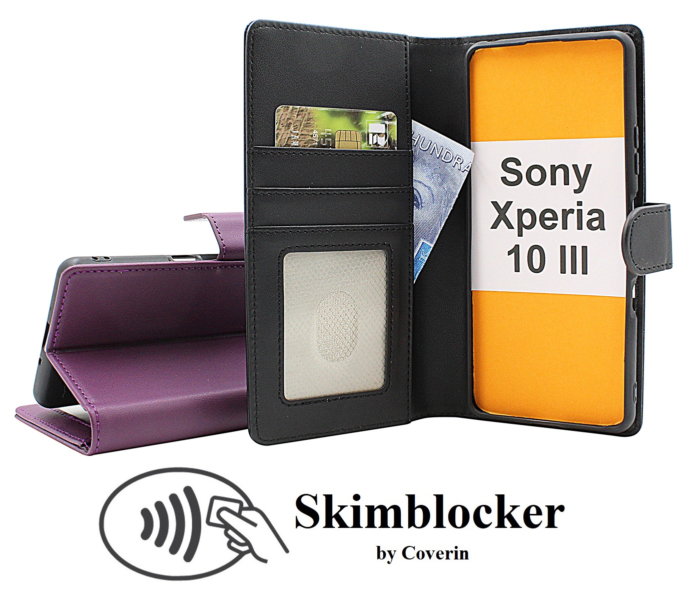 Skimblocker Plånboksfodral Sony Xperia 10 III (XQ-BT52)