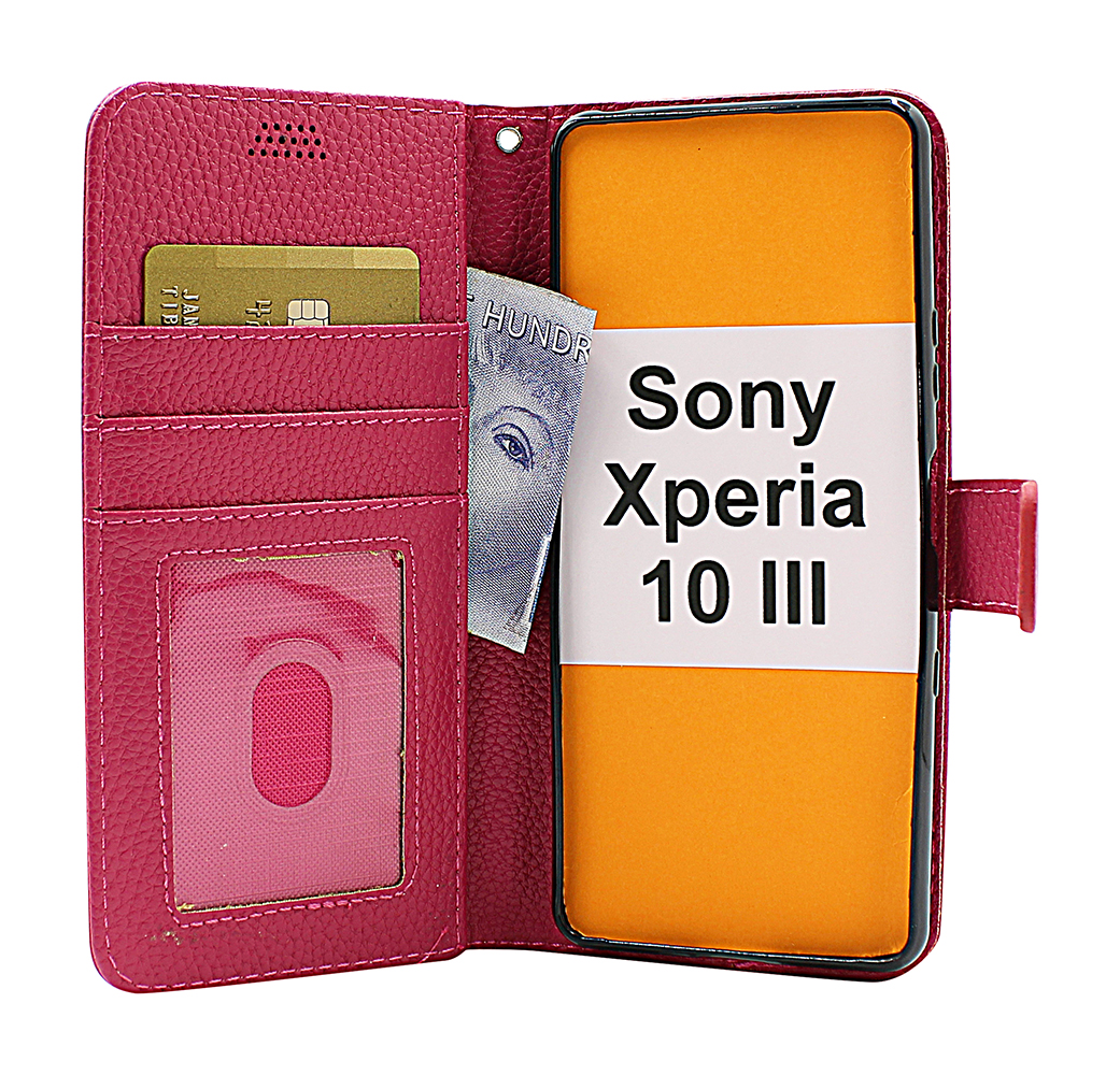 New Standcase Wallet Sony Xperia 10 III (XQ-BT52)